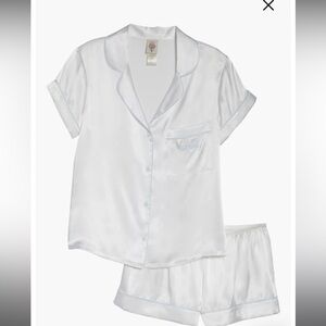 Nordstrom Bride Satin Short Pajamas